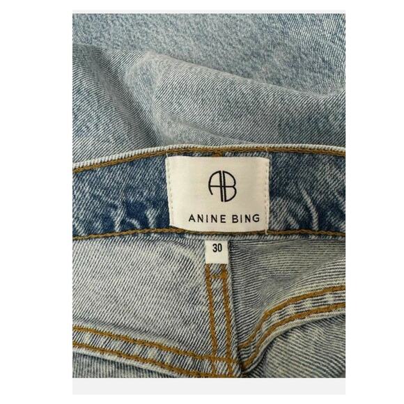 ANNIE BING GAVIN RELAXED STRAIGHT BLUE RESERVIOR SIZE 30 - Picture 4 of 12